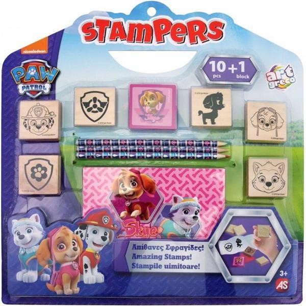AS STAMPERS NICKELODEON PAW PATROL - FEMALE DOGS AMAZING STAMPERS SET (1023-63030)