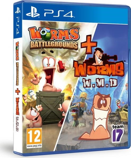 PS4 WORMS BATTLEGROUNDS + WORMS WMD - DOUBLE PACK  EU