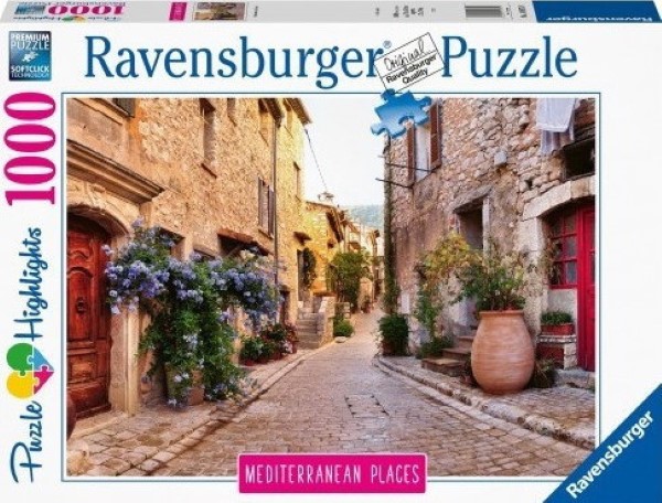 RAVENSBURGER PUZZLE: MEDITERRANEAN PLACES - MEDITERRANEAN FRANCE  1000PCS   14975