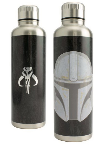 PALADONE THE MANDALORIAN METAL WATER BOTTLE  PP7361MAN