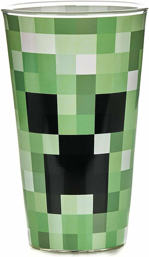 PALADONE MINECRAFT CREEPER GLASS  PP6729MCF