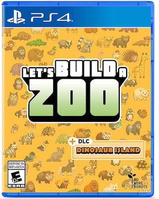 PS4 LET'S BUILD A ZOO (INCLUDES DLC DINOSAUR ISLAND)