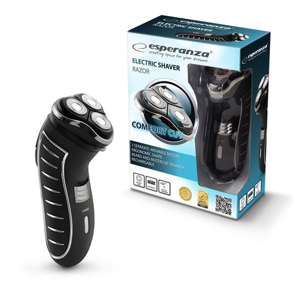 ESPERANZA MEN'S SHAVER RAZOR BLACK