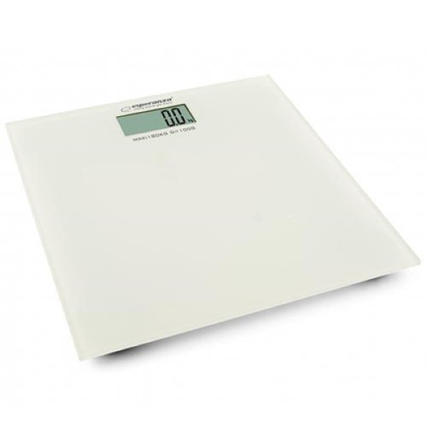 ESPERANZA BATHROOM SCALE AEROBIC WHITE