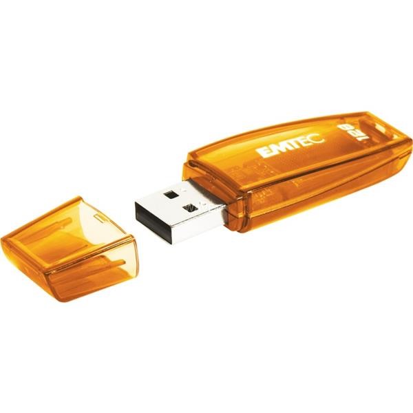 EMTEC C410 COLOR MIX 2.0 128 GB, USB FLASH DRIVE  RED, USB-A 2.0