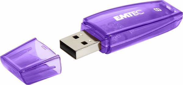 Emtec C410 Color Mix 2.0 8GB USB Flash Drive (violet, USB-A 2.0)