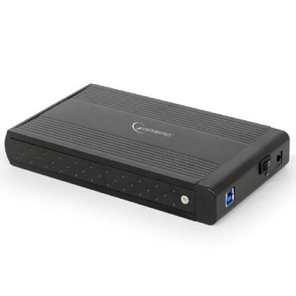 GEMBIRD EXTERNAL USB 3.0 3.5'' ENCLOSURE BLACK