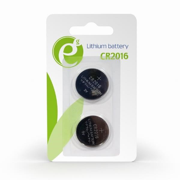 ENERGENIE BUTTON CELL CR2016 2-PACK