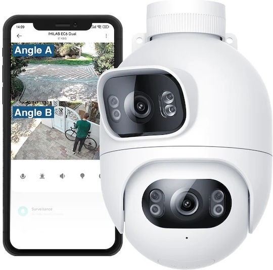IMILAB EC6 Dual 2K+2K WiFi Plug-in Spotlight Camera CMSXJ68A White