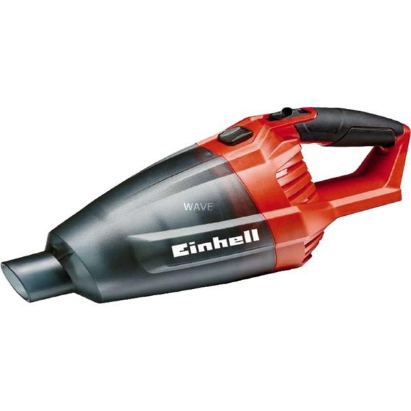 EINHELL CORDLESS VACUUM TE VC 18 LI-SOLO, 18 VOLT RED - BLACK, WITHOUT BATTERY AND CHARGER