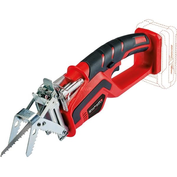 EINHELL CORDLESS PRUNER GE-GS 18 LI - SOLO RED - BLACK, WITHOUT BATTERY AND CHARGER