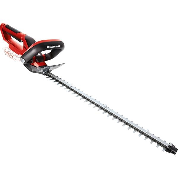 EINHELL CORDLESS HEDGE TRIMMER GE-CH1855 - 1 LI, 18 VOLTS RED - BLACK, WITHOUT BATTERY AND CHARGER