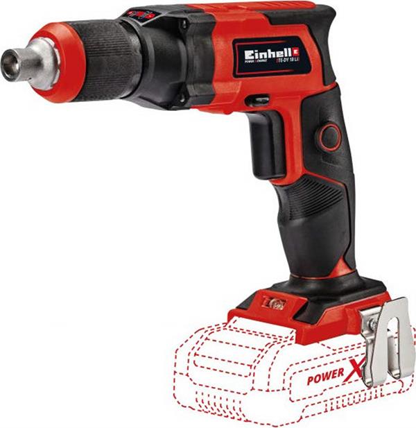 EINHELL CORDLESS DRYWALL SCREWDRIVER TE-DY 18 LI SOLO RED - BLACK, WITHOUT BATTERY AND CHARGER