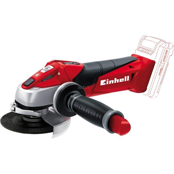 EINHELL ANGLE GRINDER TE-AG 18 LI SOLO RED, 18V, WITHOUT BATTERY AND CHARGER