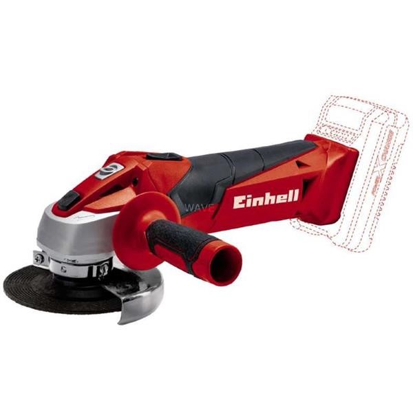 EINHELL CORDLESS ANGLE TC-AG 18-115 LI-SOLO RED - BLACK, WITHOUT BATTERY AND CHARGER