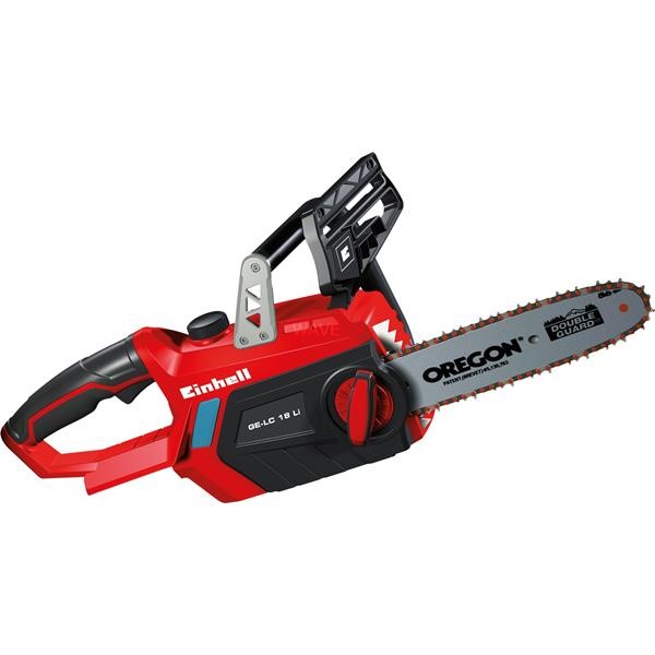 EINHELL CORDLESS CHAINSAW GE-LC 18 LI SOLO RED - BLACK, WITHOUT BATTERY AND CHARGER