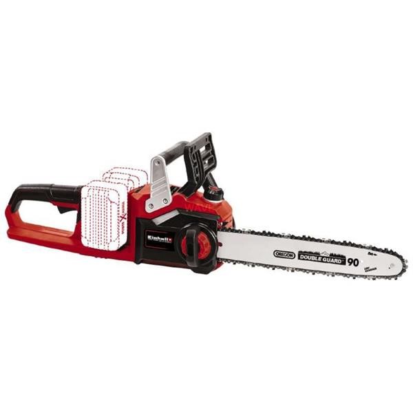 EINHELL CORDLESS CHAINSAW GE-LC 36-35 LI SOLO, 36VOLT, ELECTRIC CHAINSAW RED - BLACK, WITHOUT BATTERY AND CHARGER