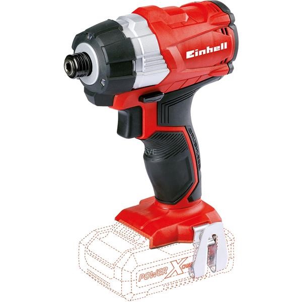 EINHELL CORDLESS IMPACT DRIVER TE CI 18 LI BRUSHLESS SOLO RED - BLACK, WITHOUT BATTERY AND CHARGER