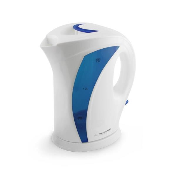 ESPERANZA ELECTRIC KETTLE IGUAZU 1.8L WHITE/BLUE