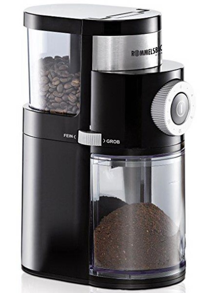 Rommelsbacher Coffee Grinder with burr grinder EKM 200 Black, Retail