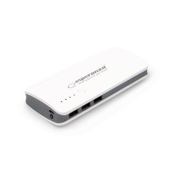 ESPERANZA POWER BANK RADIUM 8000MAH WHITE/GREY