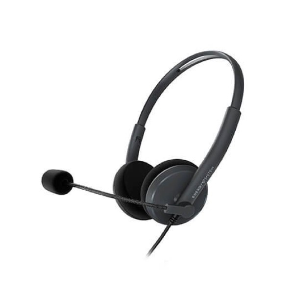 ENERGY SISTEM HEADPHONES MICRO OFFICE 2 ANTHRACITE SUPRAURAL / 30MM / CABLE 150CM / JACK 3.5 / ANTIPOP / 20HZ 452132