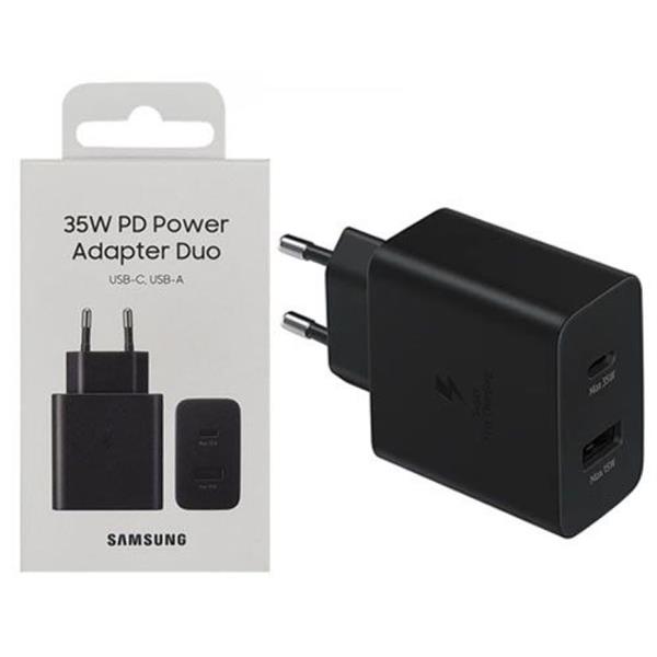 SAMSUNG PD ADAPTER USB-A - USB-C 35W BLACK RETAIL PACK