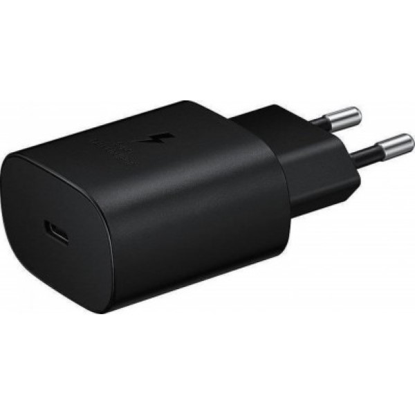SAMSUNG WALL CHARGER USB-C 25W BLACK BLISTER