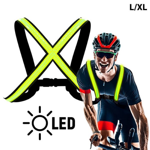 EASYPIX FULL SPECTRUM LED VEST STREETGLOW L/XL