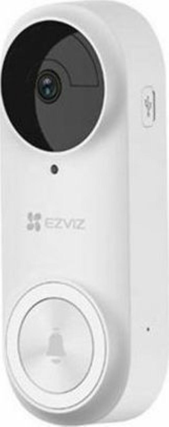 Ezviz DB2 Ασύρματο Κουδούνι Πόρτας με Κάμερα και Wi-Fi CS-DB2-A0-2C3WPB