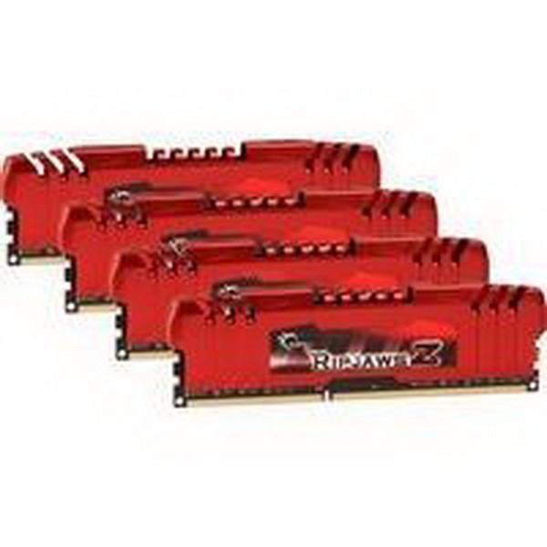 G.SKILL DIMM 32 GB DDR3-1600 QUAD-KIT, MEMORY, 32 GB OF 10-10-30 CL10 4 PIECES F3-12800CL10Q-32GBZL, RIPJAWSZ SERIES, LITE RETAIL