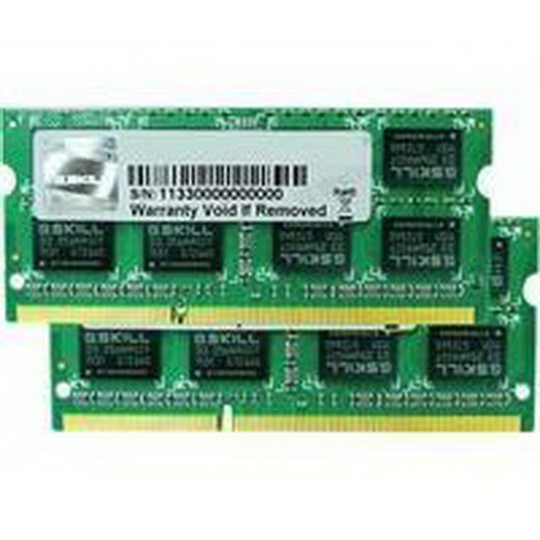 G.SKILL SO-DIMM 8GB DDR3L-1600 KIT, MEMORY 8GB CL9 9-9-28 2 PIECES F3-1600C9D-8GSL