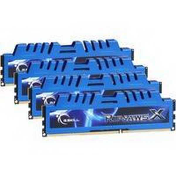 G.SKILL DIMM 32 GB DDR3-2400 QUAD-KIT, MEMORY, 32 GB OF 13-13-31 CL11 4 PIECES F3-2400C11Q-32GXM, RIPJAWSX