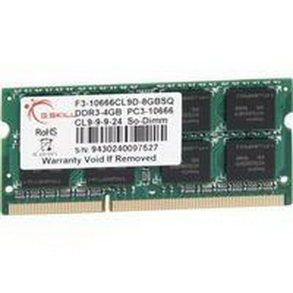 G.SKILL SO-DIMM 4 GB DDR3-1066, MEMORY 4 GB CL7 7-7-20 1 PIECE FOR IMAC, MACBOOK / PRO, MAC, RETAIL