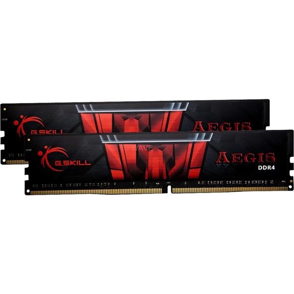 G.SKILL DIMM 16 GB DDR4-2400 KIT,   16 GB OF 17-17-39 CL17 OF 2-F4-2400C17D 16GIS, AEGIS F4-2400C17D-16GIS