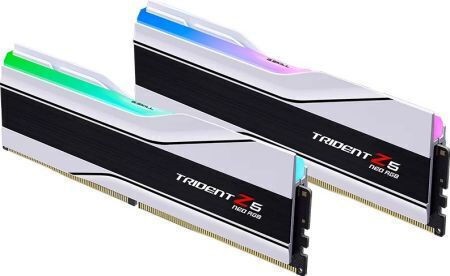 G.Skill Trident Z5 Neo RGB DDR5 32GB RAM  2x16GB Modules  6000 white