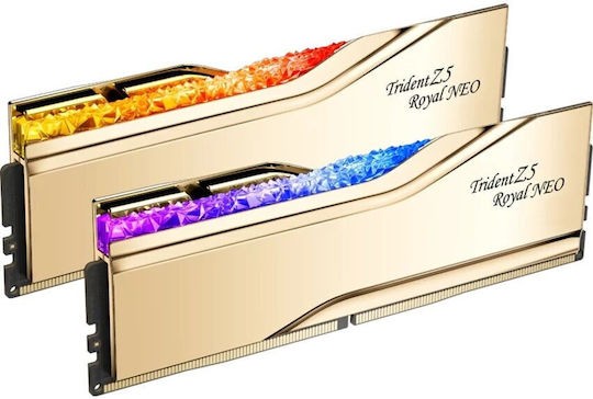 G.Skill Trident Z5 Royal Neo RGB DDR5 48GB RAM 2x24GB Modules  6000Mhz
