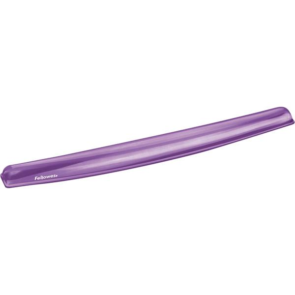 FELLOWES CRYSTAL GEL KEYBOARD GEL WRIST SUPPORT PURPLE