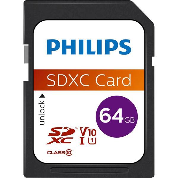 PHILIPS SDXC CARD           64GB CLASS 10 UHS-I U1
