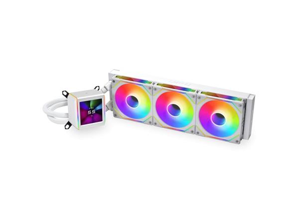 LIAN LI GALAHAD II LCD 360 SL-INF WHITE – AIO GPU LIQUID COOLER WITH ARGB INFINITY FANS