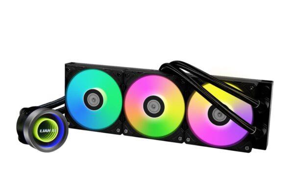 LIAN LI GALAHAD II TRINITY 360 BLACK – AIO GPU LIQUID COOLER WITH ARGB FANS