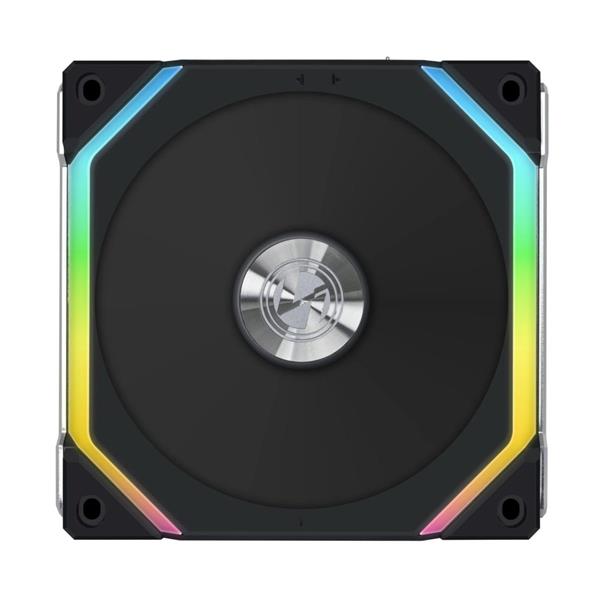 LIAN LI UNI FAN SL 120 V2 REVERSE BLADE SL120V2 BLACK – ARGB PWM CASE FAN (1PCS) NO CONTROLLER