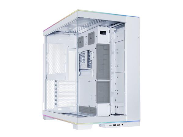 LIAN LI O11D EVO RGB WHITE – WHITE EATX(UNDER 280MM)/ATX COLUMNLESS TOWER PC CASE