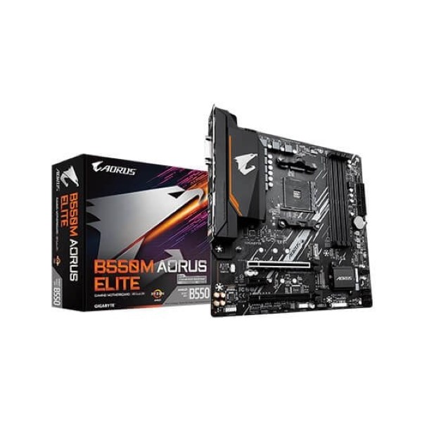 GIGABYTE PB AM4 B550M AORUS ELITE M-ATX / 4XDDR4 / 4XSATA6 / 1XUSB 3.2 / 1XUSB 2.0 GAB55MAEL-00-G