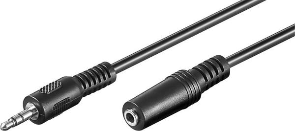 GOOBAY CABLE 3.5MM MALE - 3.5MM FEMALE 2M  50431