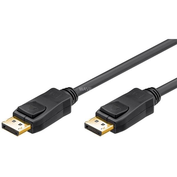 GOOBAY CONNECTION CABLE DISPLAYPORT 1.2 CONNECTORS> DISPLAYPORT 1.2 CONNECTORS  BLACK, 2 METERS