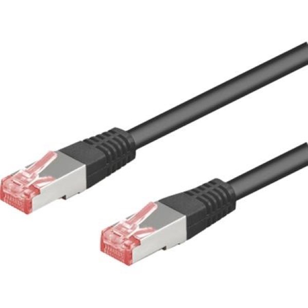 GOOBAY PATCH CABLE CAT.6 S / STP  BLACK, 5 METERS