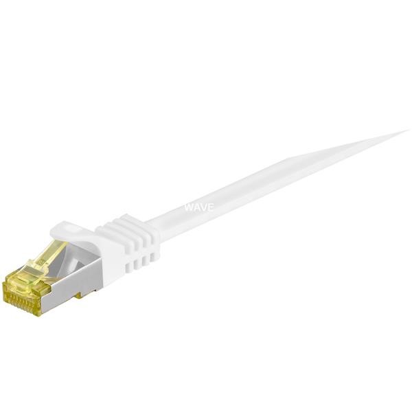 GOOBAY PATCH CABLES RJ-45 SFTP, M. CAT 7 RAW CABLE WHITE, 7.5 METERS