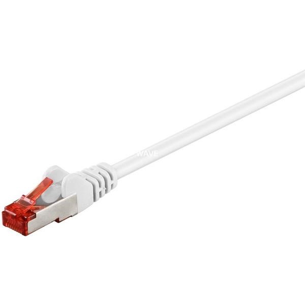 GOOBAY PATCH CABLE CAT.6 S  FTP PIMF WHITE, 3 METERS