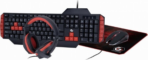 GEMBIRD ULTIMATE 4-IN-1 GAMING KIT US LAYOUT